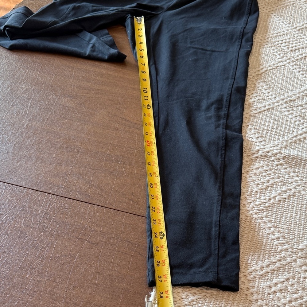 EUC T by Talbots Black Leggings SZ XL - Picture 5 of 14